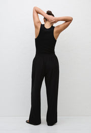 Drawstring Trouser - Black - Matteau